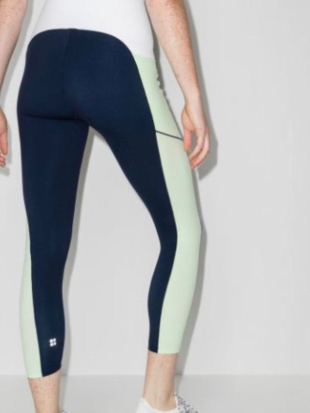 Sweaty Betty Navy Panel 7/8 Leggings